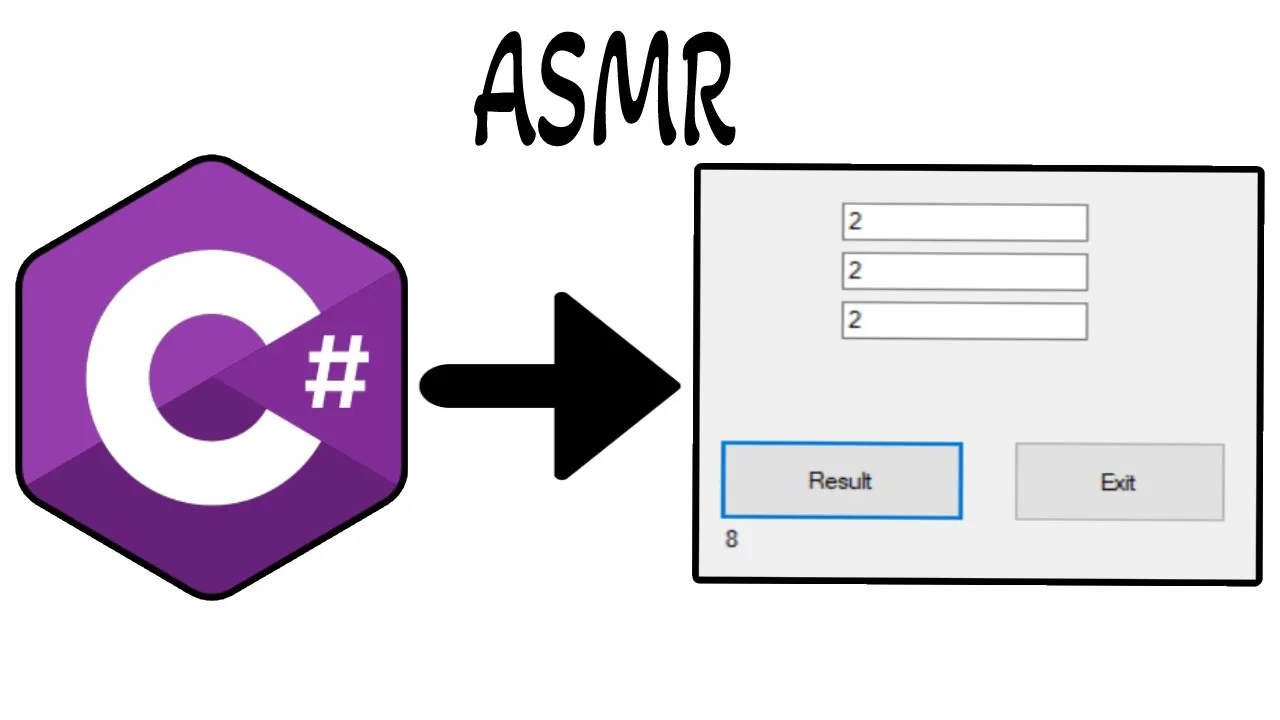 ASMR - Программирование | произведение трех чисел С# смотреть онлайн