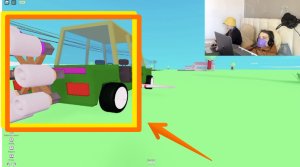 Изобретение реактивного ранца и машины в игре Road to Gramby's | дорога к бабушке Грэмби | Roblox