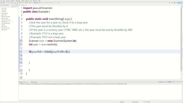 Leap year Java / How to Tutorial смотреть онлайн