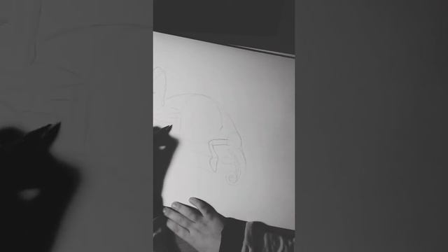 Рисуем черно-белого хамелеона смотреть онлайн