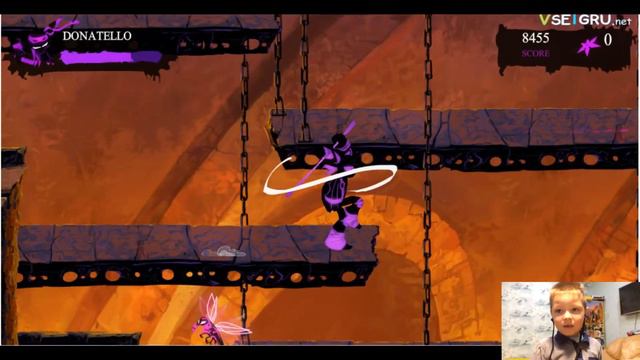 Игра в один клик. Черепашки НИНДЗЯ смотреть онлайн