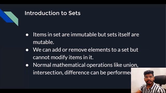 Introduction To Python Sets || Python Sets || Python Data Structures  - Part 13