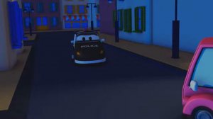 Розовая машинка и Авто Патруль׃ пожарная машина и полицейская машина ¦ мультик для детей на русском