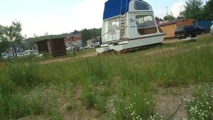 строим хаусбот 2011 build a house boat on plastic rafts