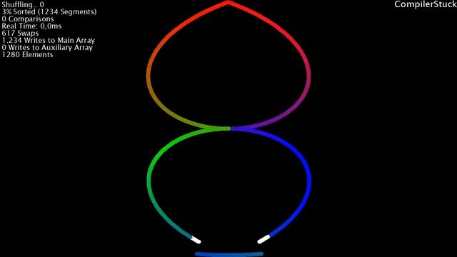 20 Sorting Algorithms Visualized смотреть онлайн