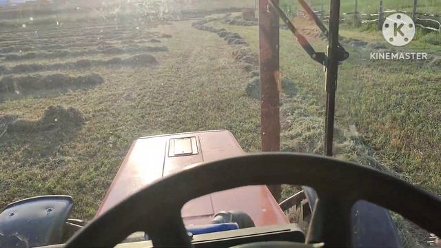 Второй укос сенокосилкой Pöttinger и пресс Welger трактор МТЗ 82 турбо. смотреть онлайн