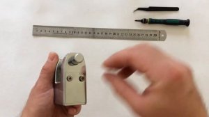 Навесной замок с сиреной