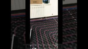 Наливной пол на трубы отопления