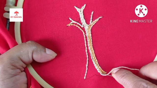 Hand Embroidery Designs, Stem Stitch @Art Umbrella