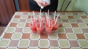 Арбузное мороженое. Фруктовый лед. Быстро и вкусно.