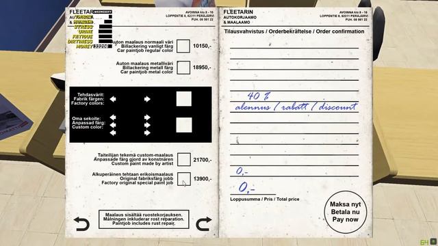 My Summer Car - как купить карказ и покрасить машину смотреть онлайн