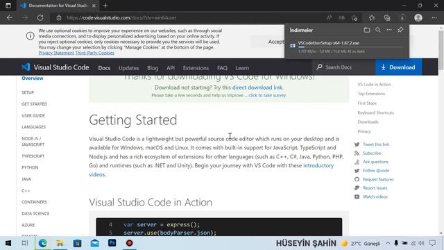 Windows 10'da Visual Studio Code ve Java Kurulumu