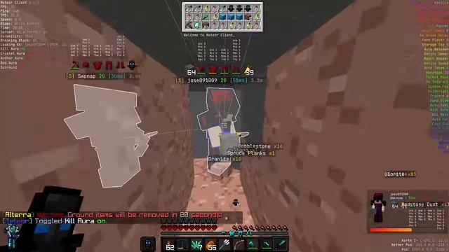 I made 2 kids Crying using Meteor Client смотреть онлайн