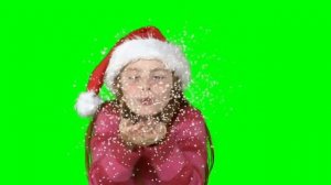 GREEN SCREEN ...НОВОГОДНИЙ ФУТАЖ, СНЕГУРОЧКА,  НА ХРОМОКЕЙ, ДЛЯ МОНТОЖА ВИДЕО....СКАЧАТЬ.
