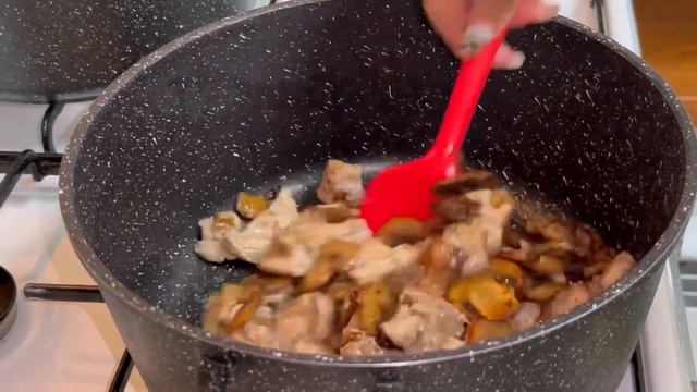 Вкусный ужин за 25минут.Курица с грибами в сливочном соусе / с пюре / нежное,вкусное пюре /