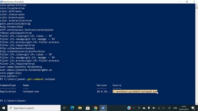 Laboration 2, uppgift 0: git config смотреть онлайн