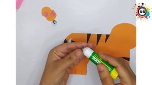 Tiger - Easy craft | DIY paper Tiger | How to make an easy paper Tige