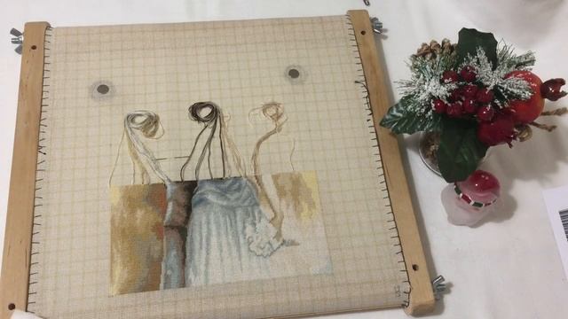 Вышивальные дни с 19 по 30 декабря 2019 г. Все мои процессы на 2020 год. вышивка крестиком. смотреть онлайн