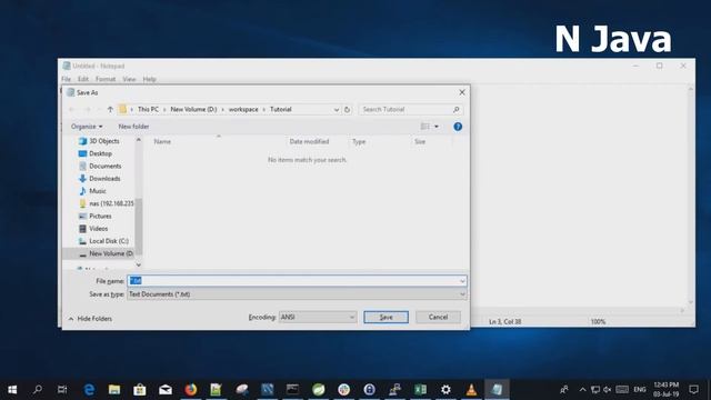 Hello World in java using notepad смотреть онлайн