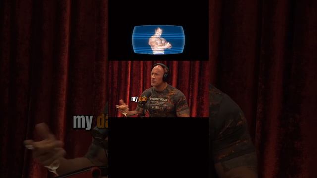 The Rock Tells His Dad He Wants To Wrestle #therock #wwe #wrestling #jre #joerogan #podcast