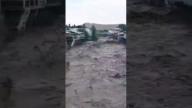 Киргизия, Ош, Араван -22.07.2021 год. (Сель, наводнение)