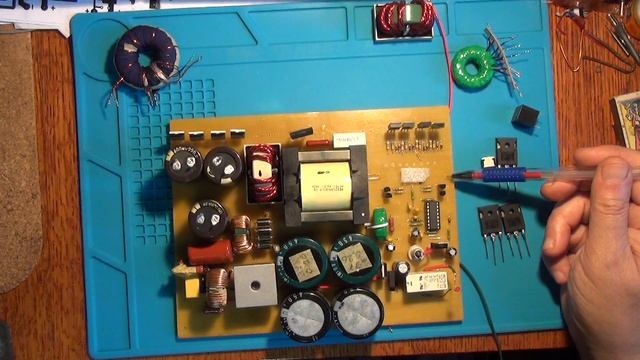 ИМПУЛЬСНЫЙ БЛОК ПИТАНИЯ 1500W на SG3525. Пробное включение Ф - 1. смотреть онлайн