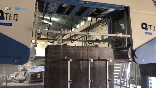 Q-TEQ - первый мультиканатный станок для распила камня с диаметром каната 4,3 мм. смотреть онлайн