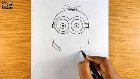 How to Draw Minion step by step easy || How to Draw Minions step by step Cute