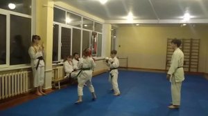 Аттестация на синий пояс,