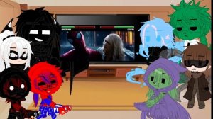 Spider Man Characters Reacts To Spider Man Vs Electro |Tw: Flashing Lights|