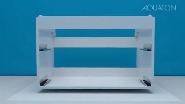 Установка тумбы с раковиной Америна 80 от Акватон