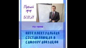 Верхоглазенко В.Н. Интеллектуальная составляющая в самоорганизации