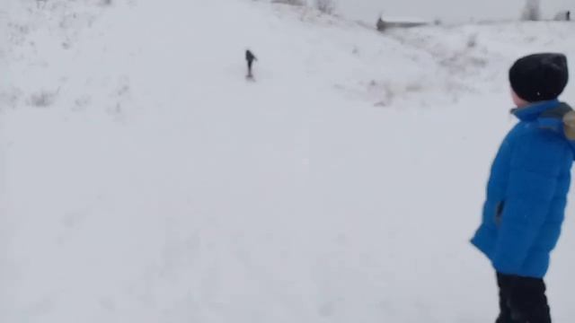 Покатушки на снегокате и на ватрушке