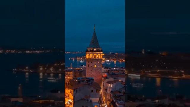Галатская башня первоначально называлась Башней Христа. Турция #архитектура #путешествия #отдых смотреть онлайн