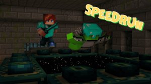 ✅СПИДРАНЕР ПРОТИВ НУБИКОВ В МАЙНКРАФТЕ! (Minecraft Speedrun)