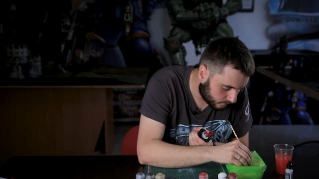 Как сделать высветления на миниатюре? Курс Варгеймера - Шаг 5 смотреть онлайн