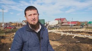 Заливка фундамента. Одноэтажный дом с гаражом.