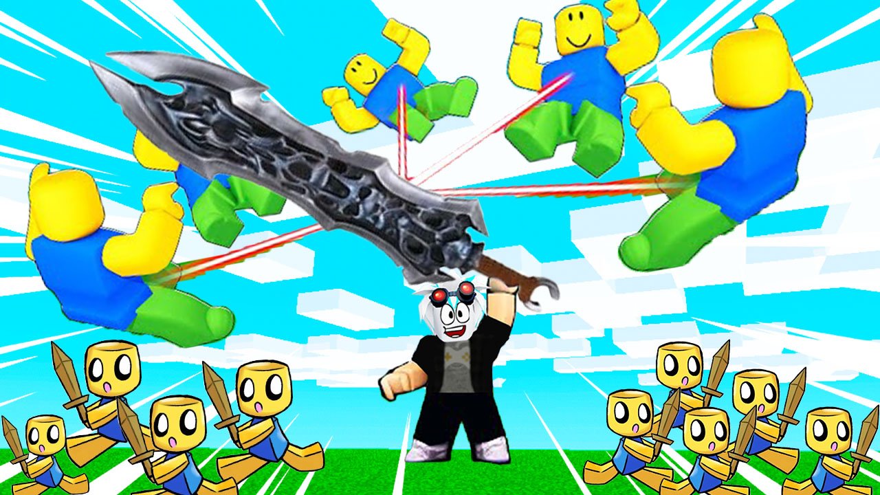 1,000,000,000 УРОНА ЗА 1 УДАР! ОТ НУБА ДО ПРО ЗА 10 МИНУТ! ROBLOX Weapon Master Simulator