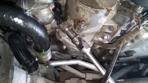 BMW E60 N 52 2.5l 2008 замена термостата BMW E60 2.5l 2008 thermostat replacement
