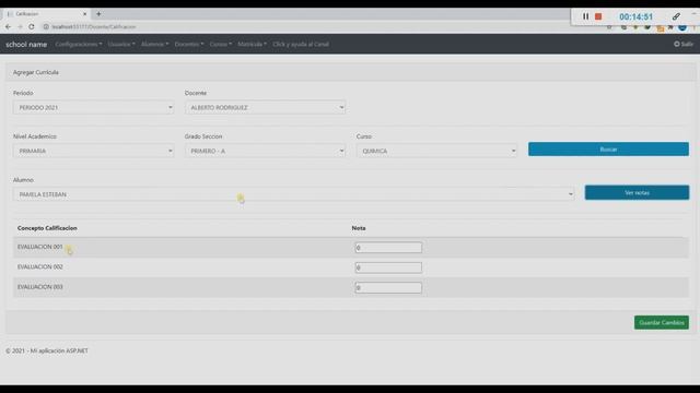 Sistema de Gestion Escolar web MVC + SQL server ✅ смотреть онлайн
