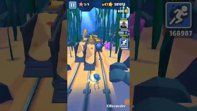 Путешествие под водой в новом городе Underwater  Обновление   Subway Surfers 