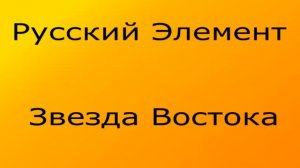 Русский Элемент – Звезда Востока