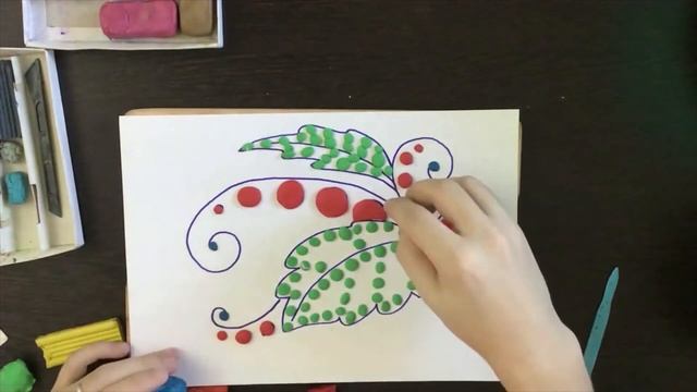 Аппликация с шариками смотреть онлайн