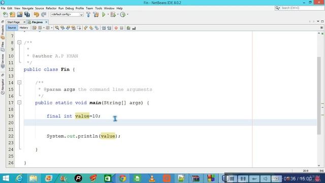 JAVA DATA TYPES & VARIABLES|FINAL in JAVA|JAVA PROGRAMMING TUTORIAL 6 HINDI URDU смотреть онлайн