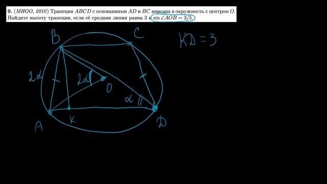 Планиметрия 9 | mathus.ru | Высота трапеции