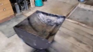 Мангал из барабана от стиральной машины по примеру Александра Полуляха.Hand made BBQ.