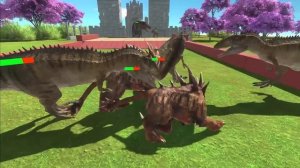 Infinity War - Scourge and T-Rex Who Will Survive? | Animal Revolt Battle Simulator