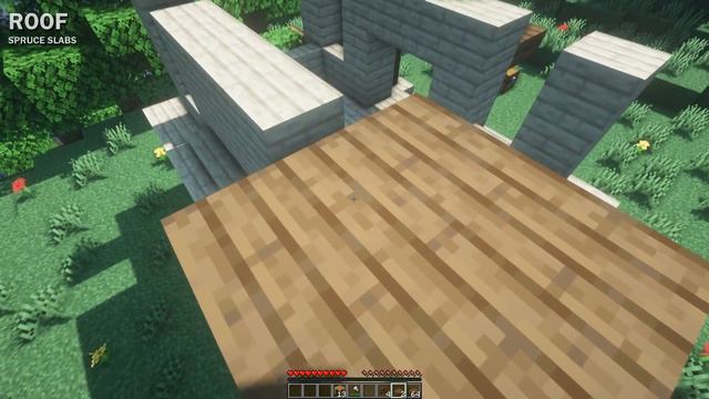 Майнкрафт (Minecraft) - Простое руководство по созданию стартового дома из березы