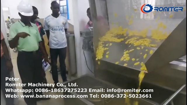 Машина для жарки банановых чипсов подорожника с автоматической разгрузкой смотреть онлайн