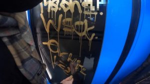 Graffiti review with Wekman Molotow Gold ink
